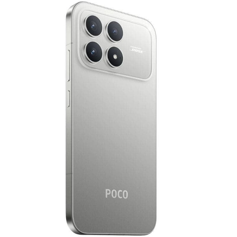 Chip T1+ de Xiaomi con acabado negro sobre placa electrónica, detalles dorados y textura metálica; componente de rendimiento para Poco F8 Pro 5G 12GB/512GB