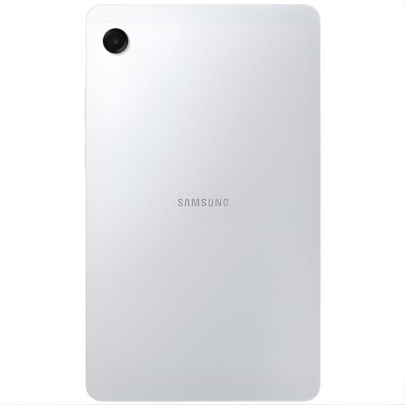 Tablette argentée avec grand écran 8,7 pouces aux bords fins, affichage lumineux et net, taux de rafraîchissement 90 Hz, design fin et moderne