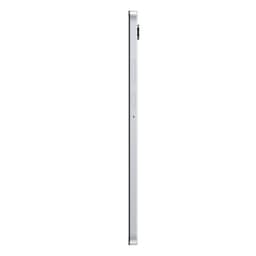 Profil latéral fin en argent de la tablette Samsung Galaxy Tab A11 8,7 avec châssis métal, boutons volume et power visibles, module photo arrière