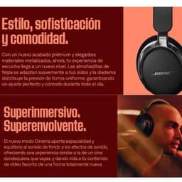 Bose QuietComfort Ultra 2 Gen Headphones Blanco con diadema acolchada, copas circumaurales lisas, controles laterales y detalle de cable en un auricular