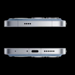 Xiaomi Poco F8 Ultra 5G 12GB/256GB Blue Denim con marco metálico azul, bordes planos texturizados, altavoces estéreo y puerto USB-C centrado