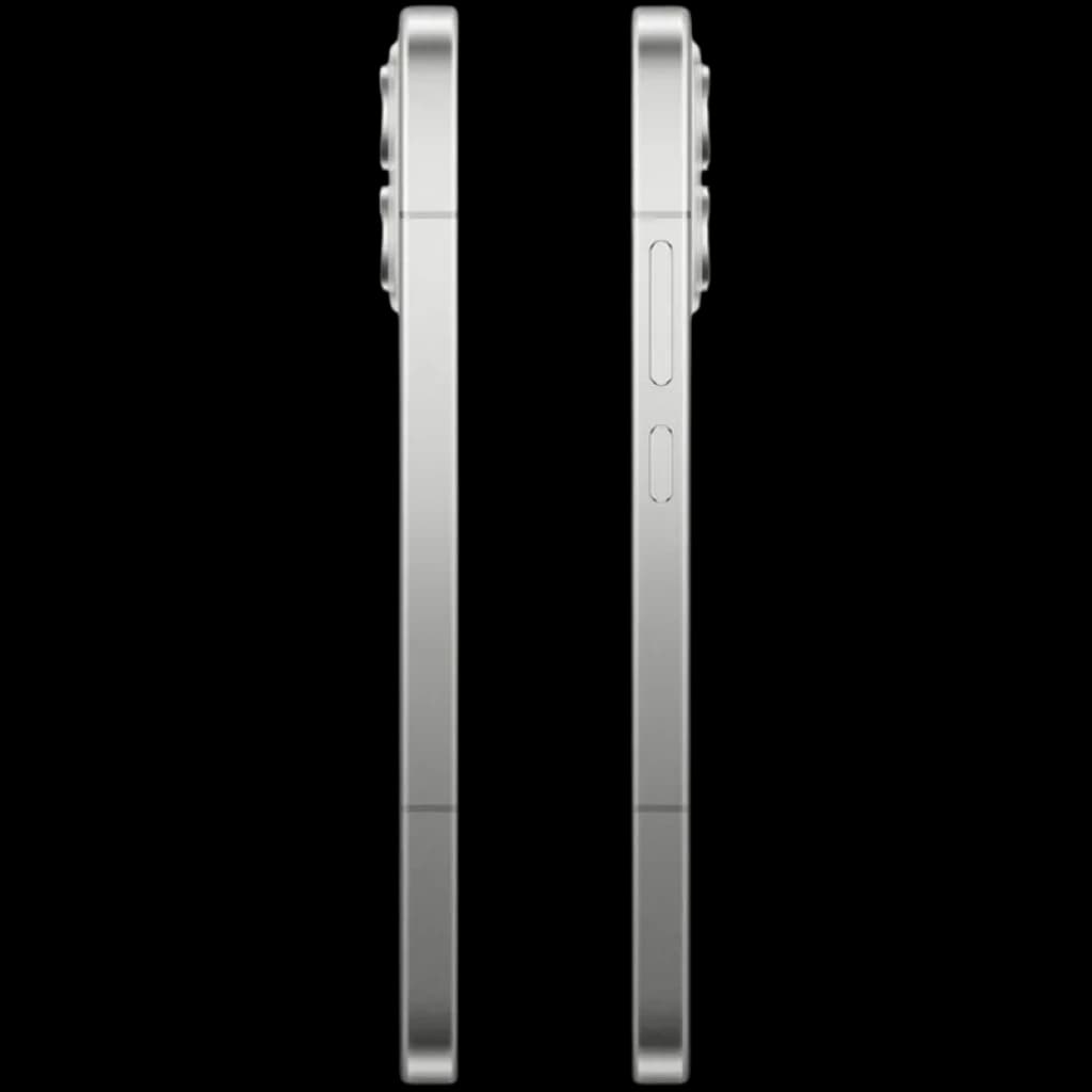 Xiaomi Poco F8 Pro 5G 12GB/256GB Plata, vista lateral en plata con marco metálico recto, botón de encendido y módulo de cámaras traseras prominente
