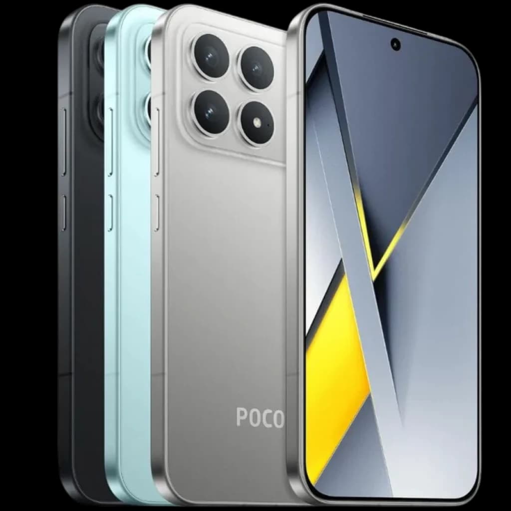 Xiaomi Poco F8 Pro 5G 12GB/256GB Azul con pantalla amplia de borde fino, cámara trasera cuádruple en módulo circular y acabado azul metalizado elegante