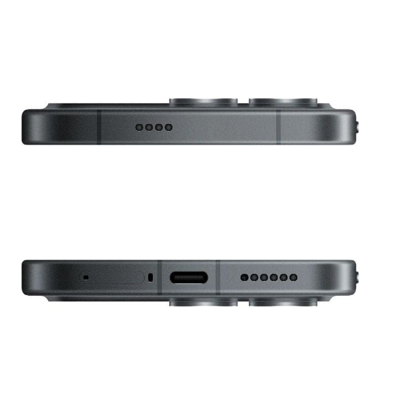 Xiaomi Poco F8 Pro 5G 12GB/256GB Negro con diseño de bordes planos, pantalla perforada y triple cámara trasera grande; acabados en negro, plata y verde