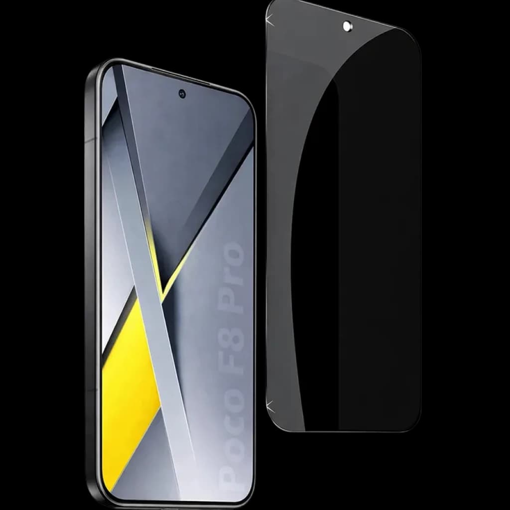 Protection d'écran en verre trempé Anti Espion Xiaomi Poco F8 Pro 