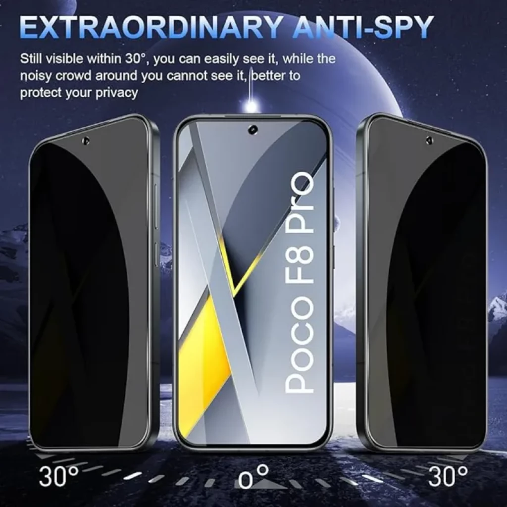 Película de vidro temperado Anti Espião Xiaomi Poco F8 Pro - Item2