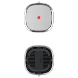 ZTE G5 Ultra 5G - Router quadrado cinza com bordas arredondadas, logo 5G vermelho no topo e base preta com grelhas de ventilação e portas técnicas