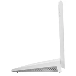 ZTE T3000 Wi‑Fi 6 IDU Router branco com antena alta vertical, corpo fino em formato trapezoidal e grelhas de ventilação inferiores para melhor dissipação