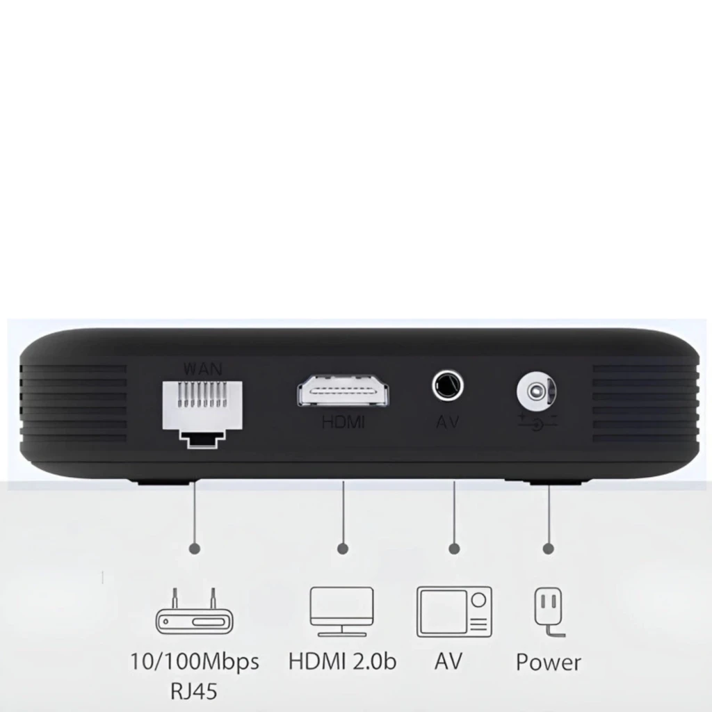 ZTE ZXV10 B866V2K leitor multimédia 4K compacto em preto com comando remoto ergonômico, botões dedicados YouTube, Netflix e Google Play, suporte HDR10+ e - Item3