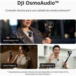 DJI Mic 2 1 TX + 1 RX – Microphone sans fil compact avec clip magnétique, récepteur sur caméra, idéal pour vlogs et action cams Osmo Action et Pocket
