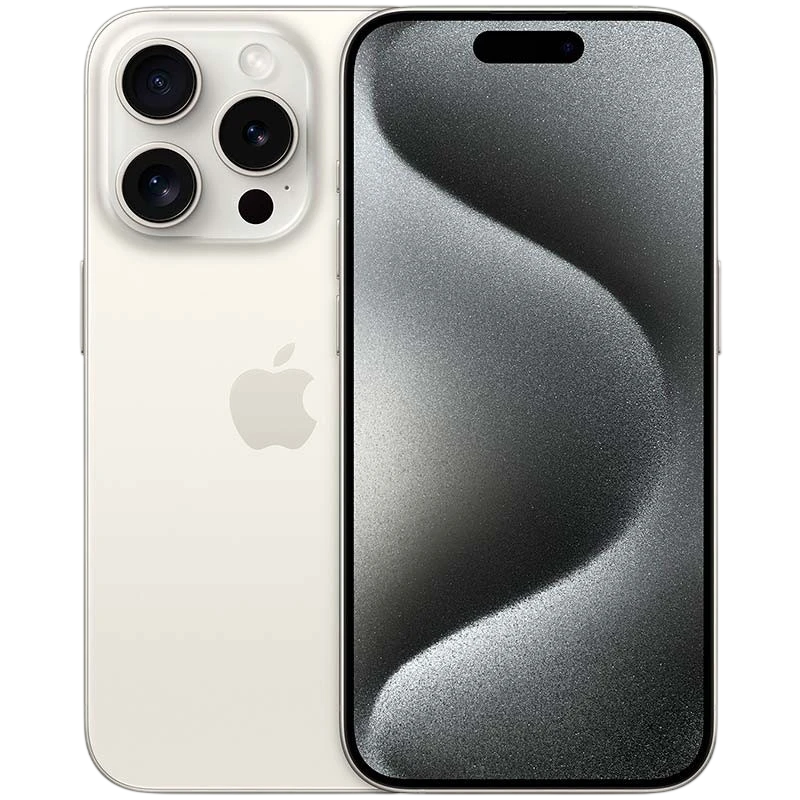 iPhone 15 Pro 5G 1TB Titânio Branco Renovado - Condição excelente - Item