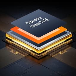 Oscal Marine 2 8Go/128Go Noir Rugged - Tablet avec processeur Octa-core Unisoc T616, puce superposée dorée et couches orange, design robuste et performant