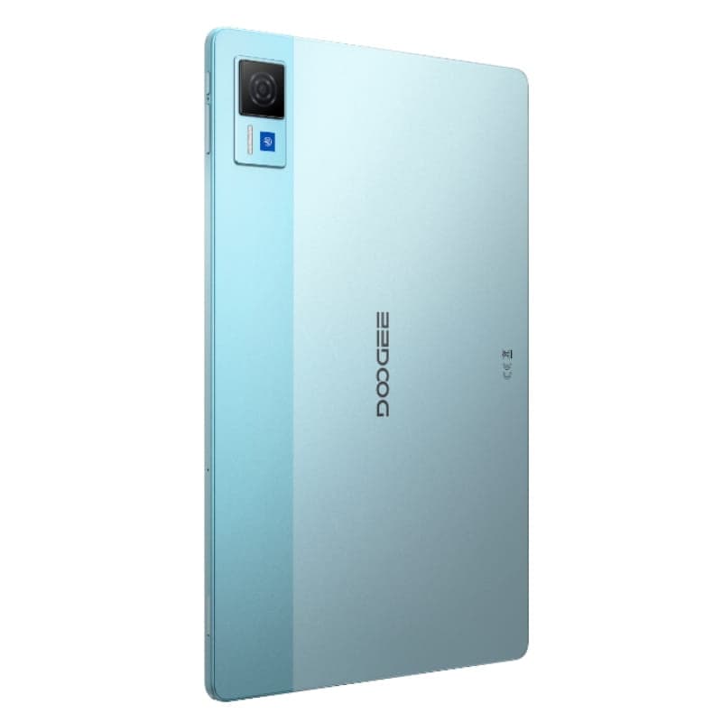 Doogee U13 Vip Edition 13 6GB/256GB WiFi Azul con cuerpo metálico azul degradado, módulo de cámara rectangular y logotipo lateral Doogee vertical