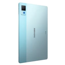 Doogee U13 Vip Edition 13 6GB/256GB WiFi Azul con cuerpo metálico azul degradado, módulo de cámara rectangular y logotipo lateral Doogee vertical