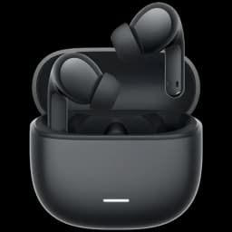 Xiaomi Redmi Buds 8 Lite Negro con estuche mate compacto, auriculares in ear con vástago brillante y luz LED frontal indicadora