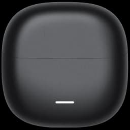 Xiaomi Redmi Buds 8 Lite Negro: estuche de carga compacto negro mate con bordes redondeados y luz LED frontal indicadora