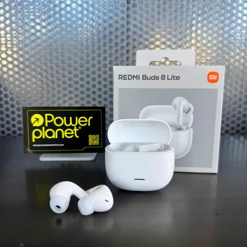 Xiaomi Redmi Buds 8 Lite Blanc avec boîtier de charge brillant, écouteurs intra-auriculaires compacts, tiges lisses et indicateur LED discret - Ítem2