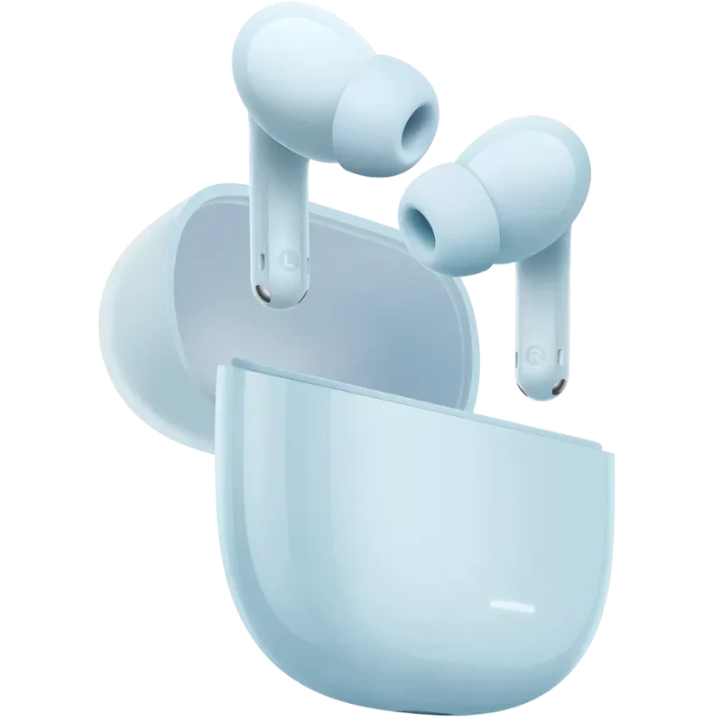 Xiaomi Redmi Buds 8 Lite Bleu, écouteurs true wireless bleus avec tiges brillantes et embouts silicone, étui compact assorti à LED frontale - Ítem2