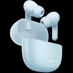 Xiaomi Redmi Buds 8 Lite Azul con estuche compacto; auriculares in ear color celeste, diseño minimalista, puntas de silicona y LED indicador en el estuche