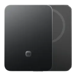 Xiaomi UltraThin Magnetic Power Bank 5000 15W Negro 5000 mAh, diseño ultradelgado en negro mate con anillo magnético visible y logo Mi centrado en el frente