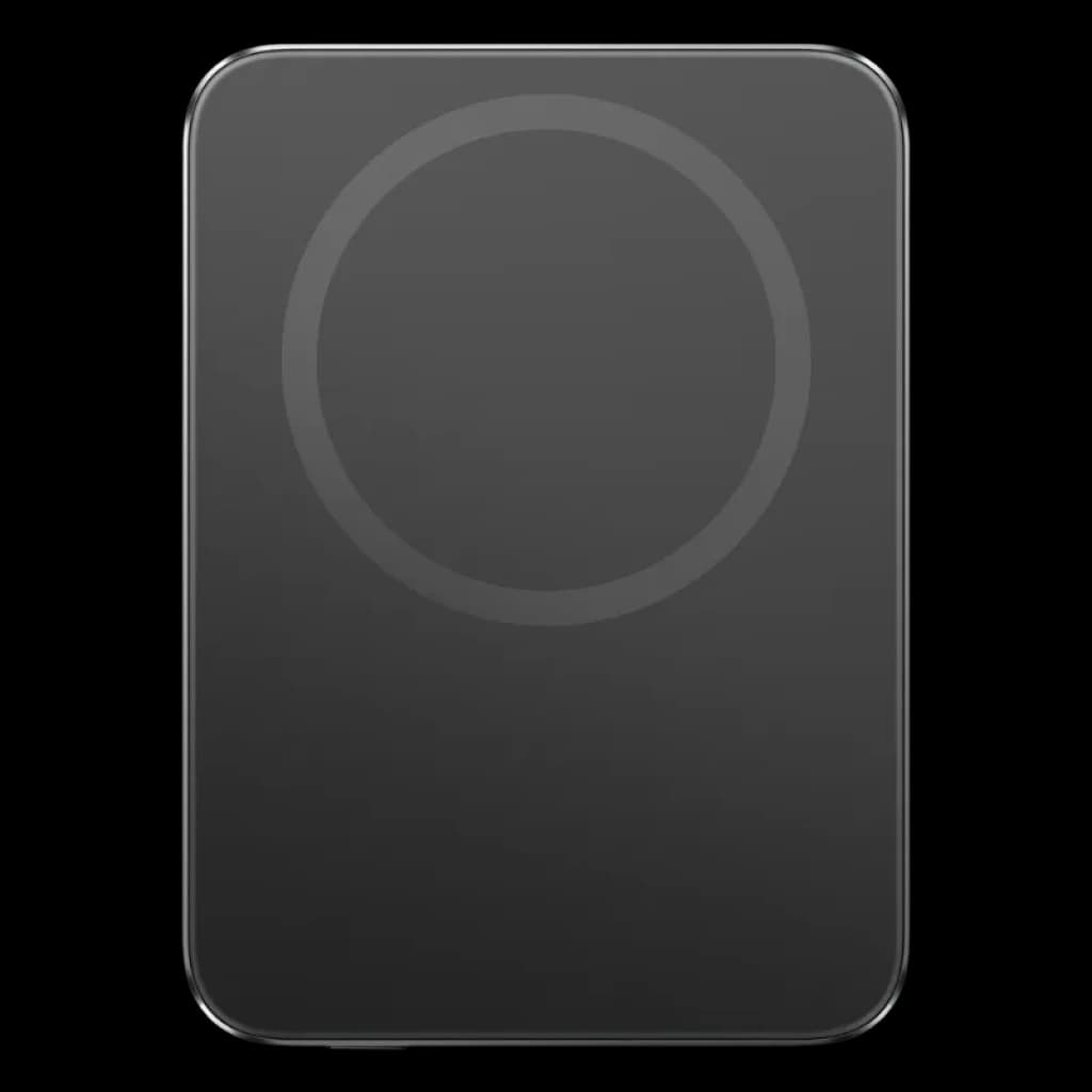 Xiaomi UltraThin Magnetic Power Bank 5000 15W Negro 5000 mAh, diseño ultradelgado negro mate con anillo magnético centrado y bordes redondeados