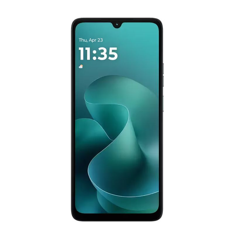 Motorola Moto g06 4GB/256GB Azul com tela ampla de bordas finas, notch em V, duas câmeras traseiras destacadas e acabamento fosco elegante - Item1