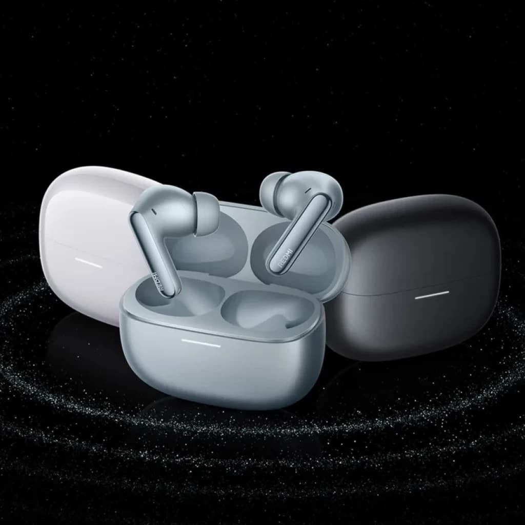 Xiaomi Redmi Buds 8 Pro ANC Azul con estuche compacto; auriculares in-ear con acabado metálico, almohadillas de silicona y diseño ergonómico en color azul