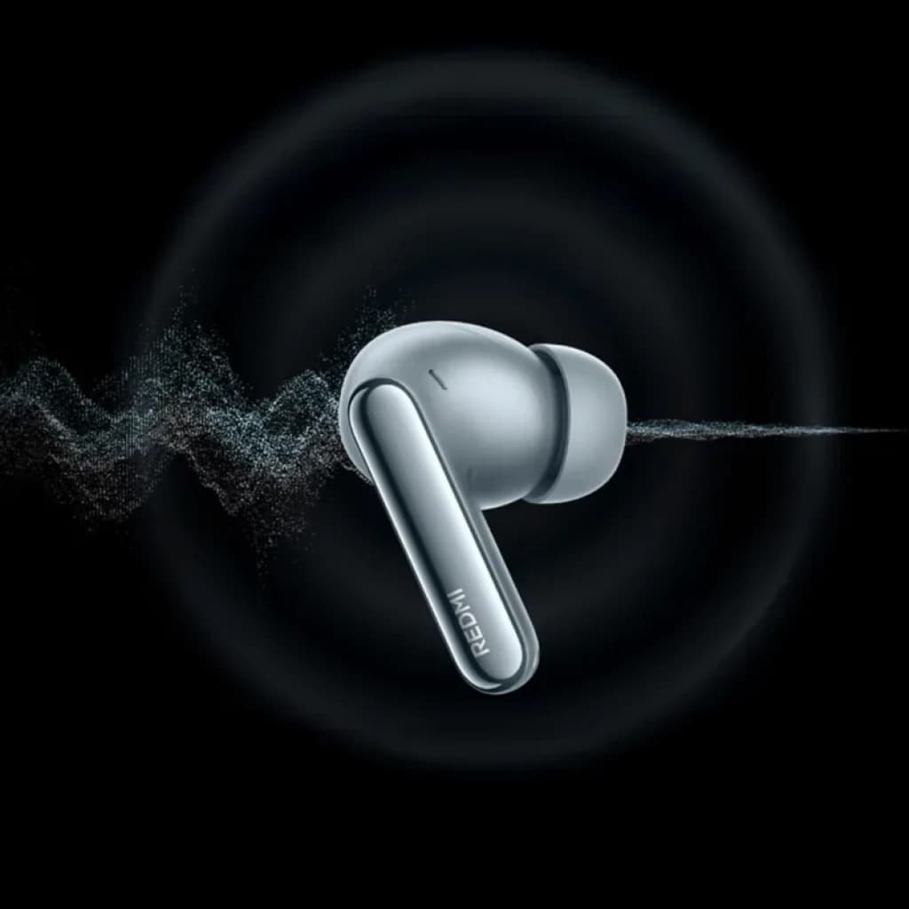 Xiaomi Redmi Buds 8 Pro ANC Azul: auricular in-ear azul metálico con almohadilla de silicona, cuerpo alargado con micrófono y diseño aerodinámico