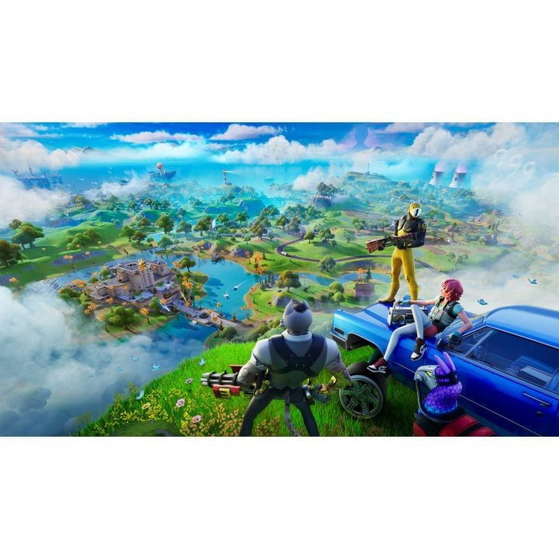 PS5 Slim con lector y 1 TB, consola blanca con DualSense. Incluye caja temática Fortnite Cobalt Star y juego físico Call of Duty Black Ops 7. - Ítem9