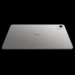 Vue arrière inférieure de la tablette Honor Pad X9A de couleur grise, on distingue le module caméra et le logo de la marque