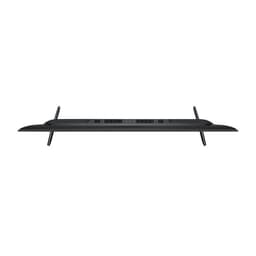 LG AI 50UA73006LA 50 4K Ultra HD LED Smart TV Preto vista superior com perfil ultrafino, grelhas de ventilação centrais e pés metálicos nas extremidades