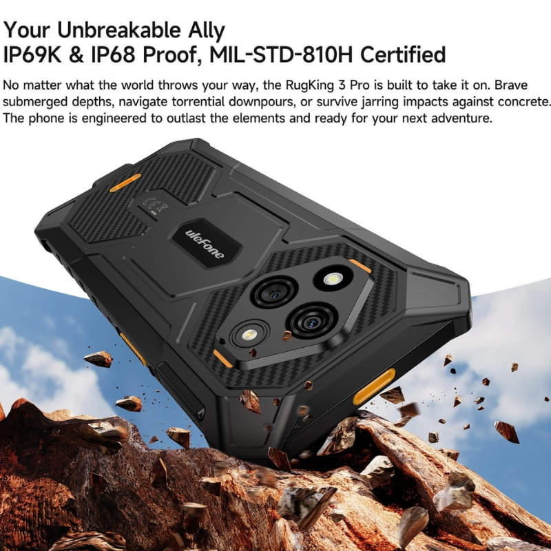 Ulefone RugKing 3 Pro 8GB/128GB Negro - Ítem6
