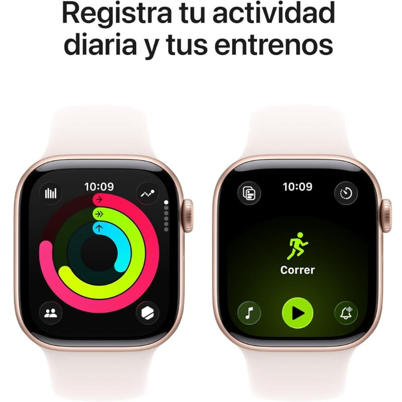 Apple Watch Series 11 GPS 42mm Aluminio Oro Rosa con Correa Deportiva S/M - Ítem3