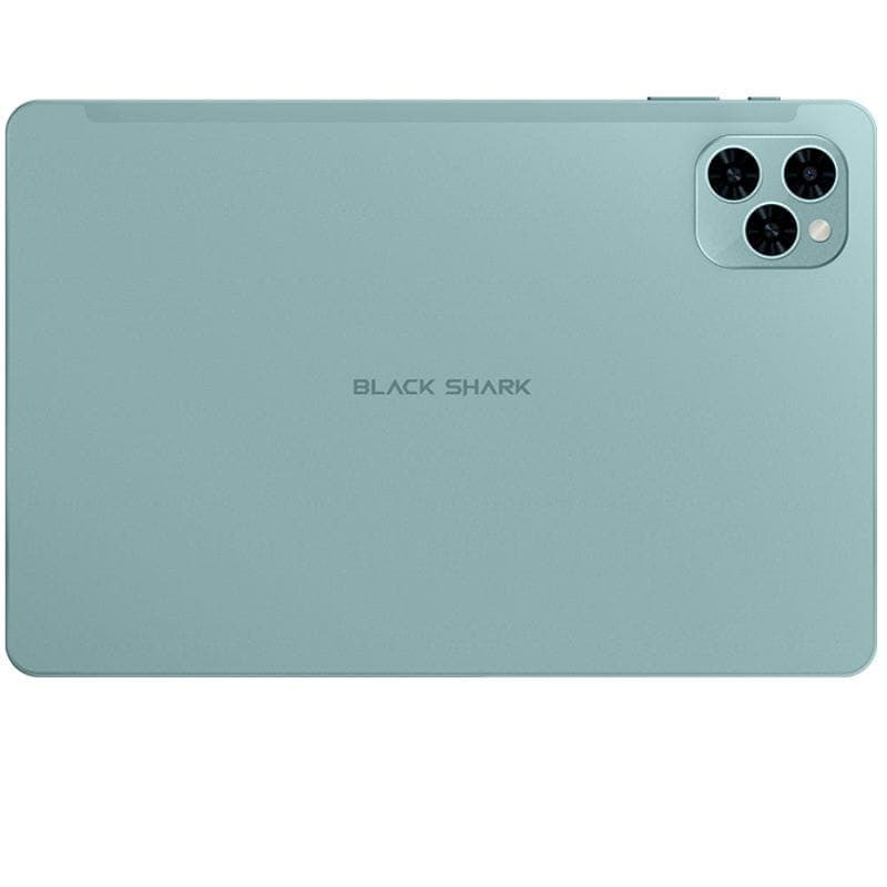 Black Shark Pad SE 10.1 6GB/128GB WiFi Azul con carcasa mate azul, módulo de cámara trasera triple en esquina y bordes suaves estilo minimalista