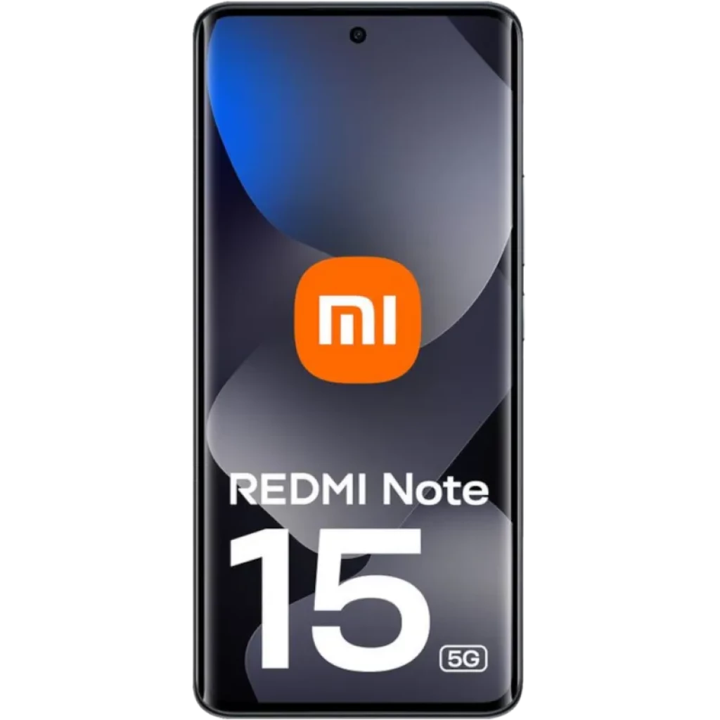 Xiaomi Redmi Note 15 5G 8GB 256GB Preto com tela ampla de bordas finas, furo central para câmera frontal e módulo traseiro com duas câmeras grandes - Item3