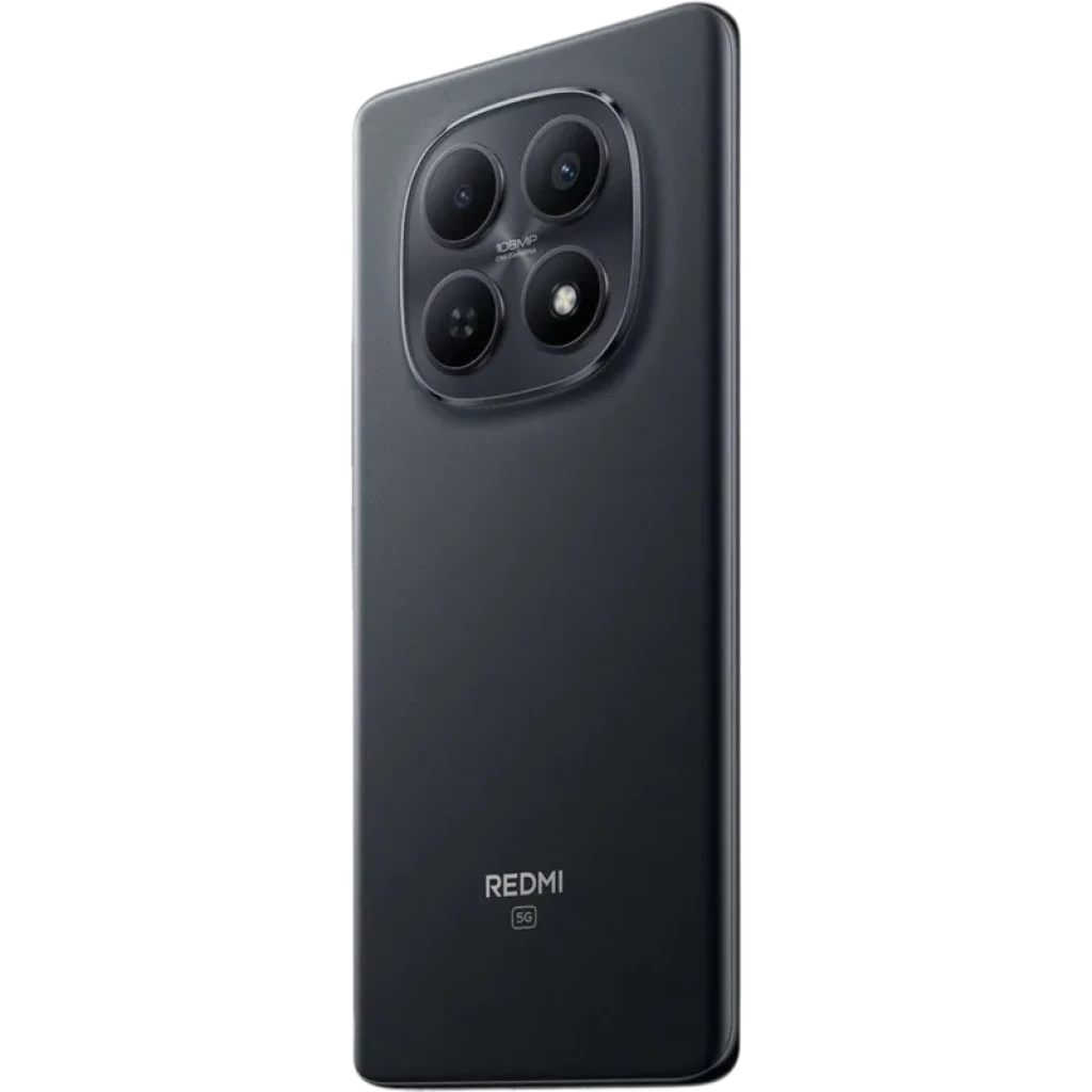 Xiaomi Redmi Note 15 5G 8GB 256GB Preto com tela ampla de bordas finas, furo central para câmera frontal e módulo traseiro com duas câmeras grandes - Item6