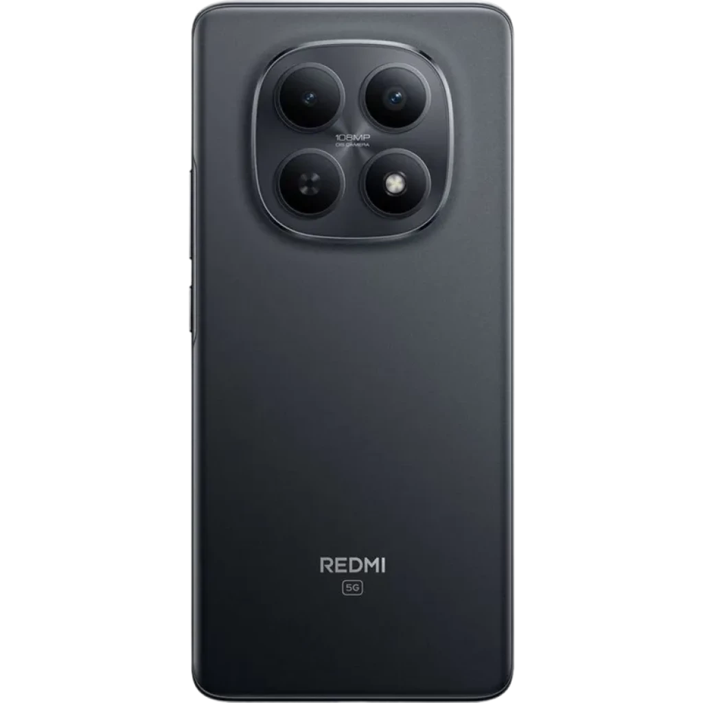 Xiaomi Redmi Note 15 5G 8GB 256GB Preto com tela ampla de bordas finas, furo central para câmera frontal e módulo traseiro com duas câmeras grandes - Item4