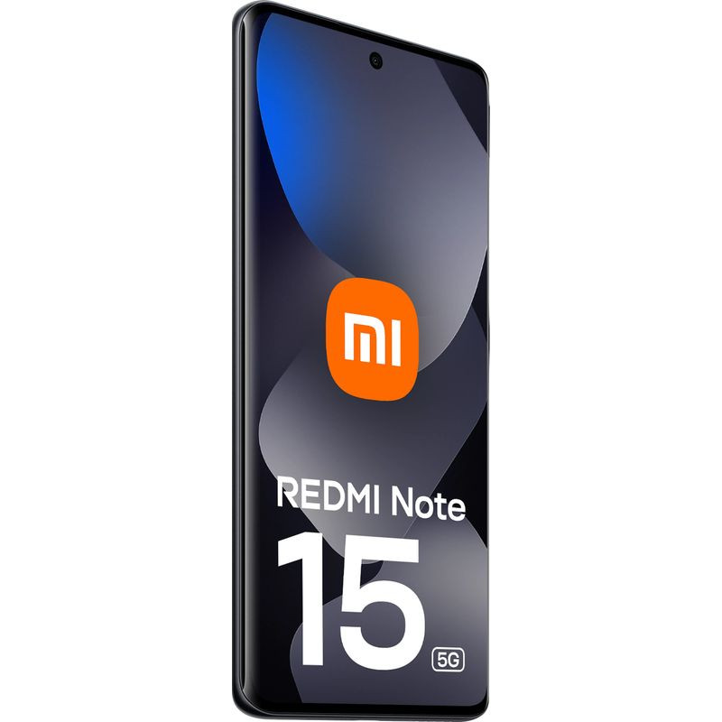 Xiaomi Redmi Note 15 5G 8GB/256GB Negro con pantalla casi sin bordes y cámara frontal en agujero; módulo trasero dual circular y acabado mate elegante - Ítem4