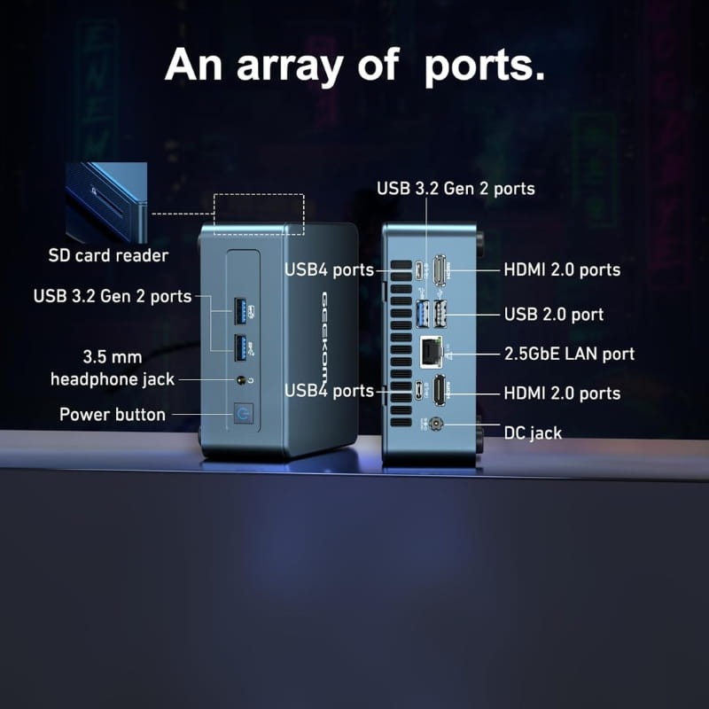 GEEKOM IT13 Intel i5-13600H 16Go/512Go W11 - Ítem6