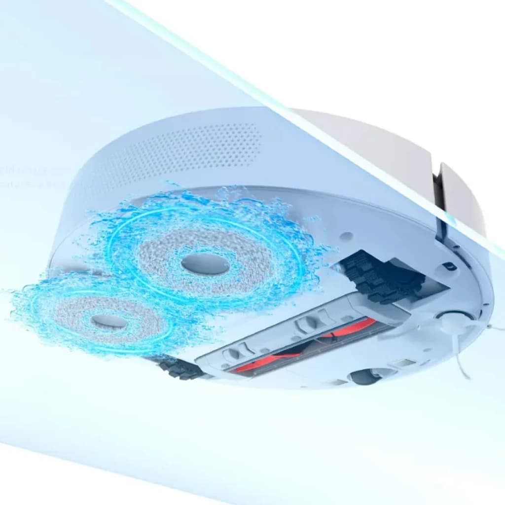 Tampon pour balai à franges Xiaomi S10+/S20+/X20Pro/X20Max : disques doubles en microfibre, nettoyage humide efficace, compatible avec les robots aspirateurs Xiaomi