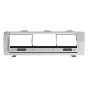 Cubierta para Cepillo principal de Xiaomi Robot Vacuum X20 S40C H40 en plástico blanco, rectangular, con ventanas abiertas y tornillos frontales visibles