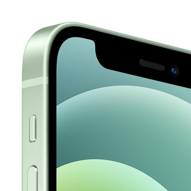 iPhone 12 Mini 5G vert reconditionné état excellent avec écran bord à bord, double appareil photo arrière et design compact aux bords plats élégants - Ítem2