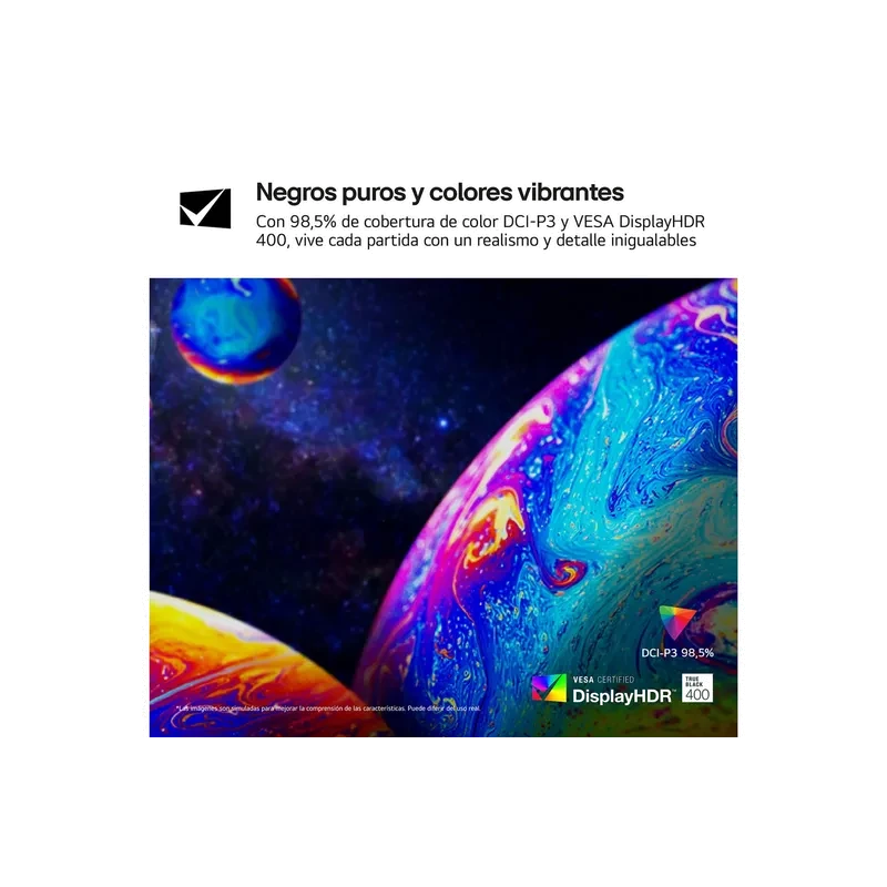 LG UltraGear 27GX704A monitor gaming 27 pol OLED QHD com molduras finas, base ajustável e tela com gráficos vermelhos, 240 Hz e resposta de 0,03 ms - Item4