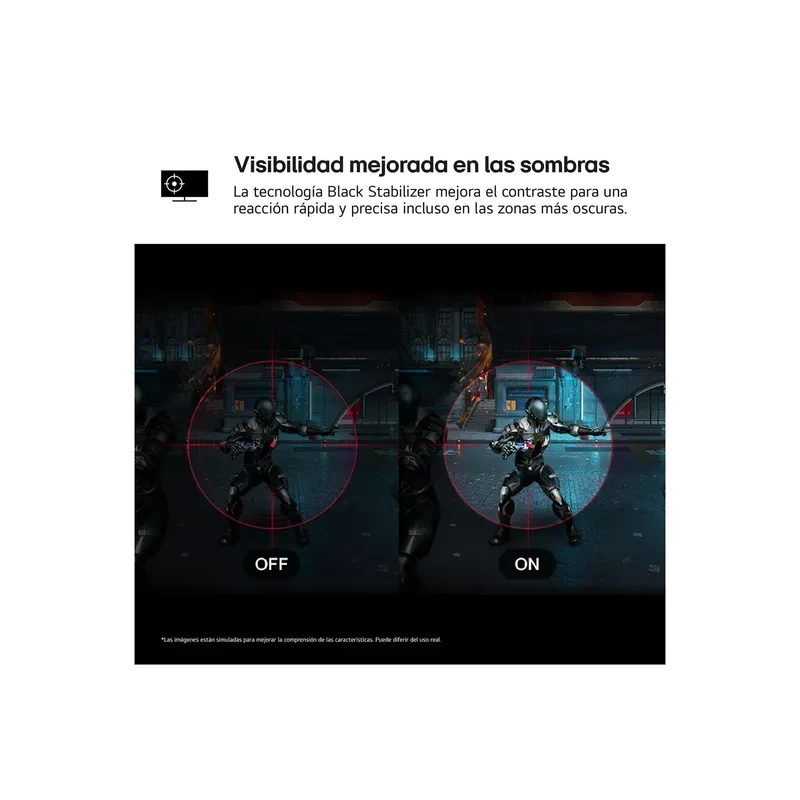 LG UltraGear 27GX704A monitor gaming 27 pol OLED QHD com molduras finas, base ajustável e tela com gráficos vermelhos, 240 Hz e resposta de 0,03 ms - Item7