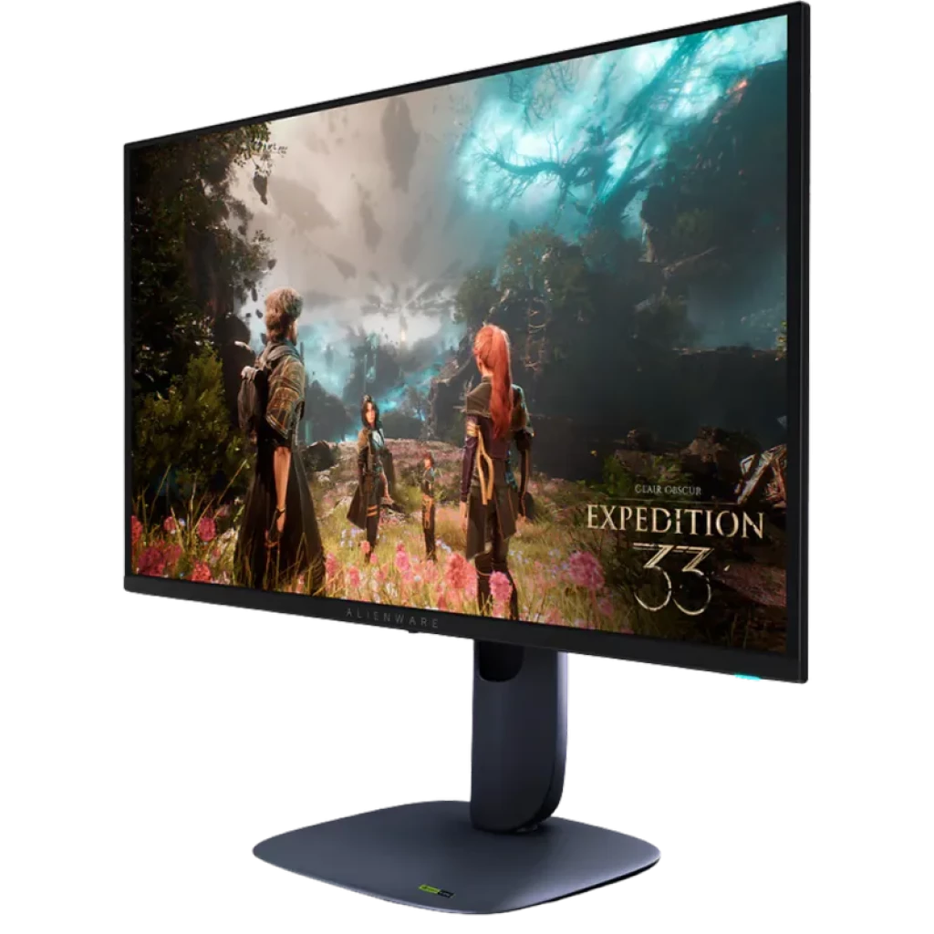 Monitor DELL Alienware AW2725Q 27 4K QD-OLED com molduras finas, base robusta ajustável e tela vibrante; ideal para jogos 240 Hz com G-SYNC - Item2
