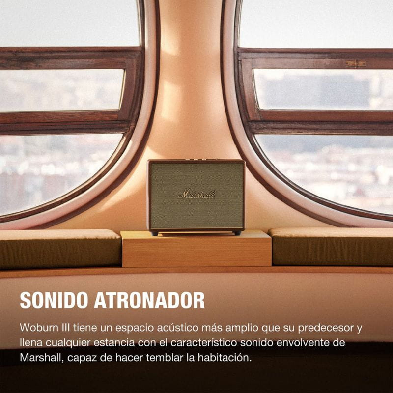 Marshall Woburn III 150W Castanho - Coluna Bluetooth - Item6
