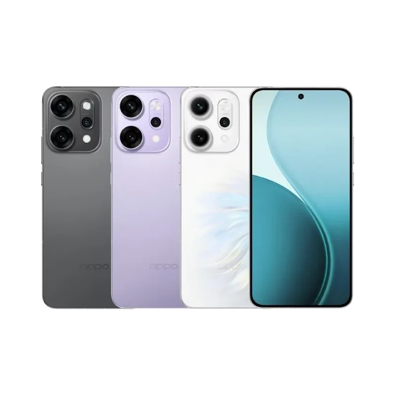 Oppo Reno14 Pro 5G gris con pantalla OLED sin bordes y cámara triple trasera de 50 MP; frontal perforada centrada y acabado mate elegante - Ítem3