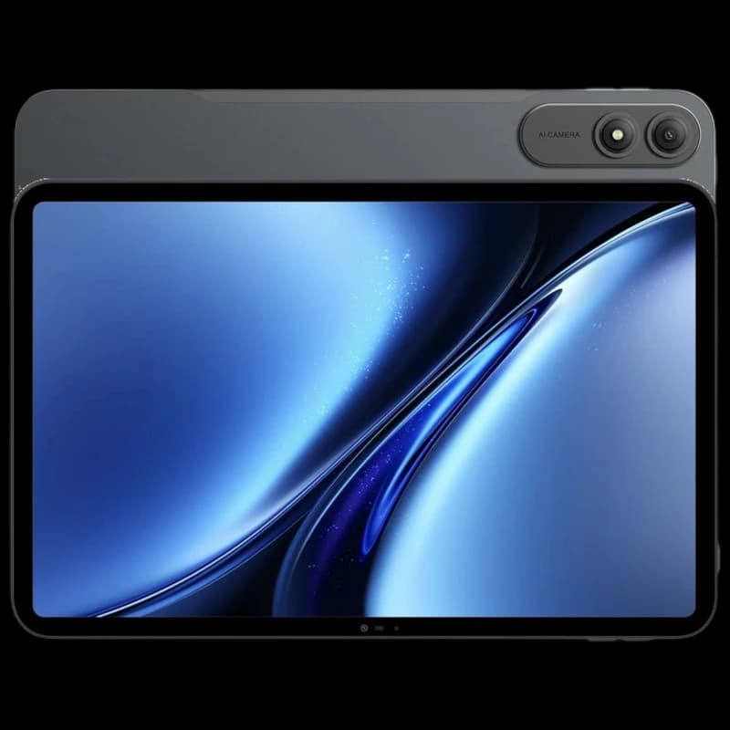 Tablette Blackview Oscal Pad 200 grise, écran bord à bord lumineux, double capteur photo arrière avec module AI Camera, bords fins et design élégant
