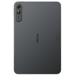 Tablette grise Blackview Oscal Pad 200, dos épuré avec logo OSCAL centré, double capteur photo vertical avec flash, finition mate élégante 128 Go 6 Go RAM