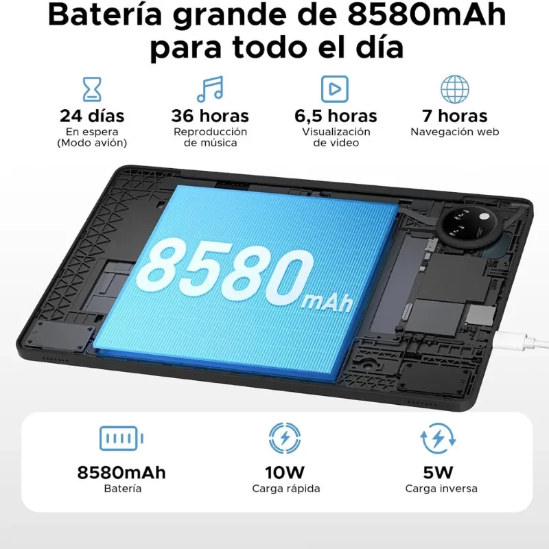 Doogee Tab A9 Pro+ 6 GB/128 GB Edição VIP Preto - Item8